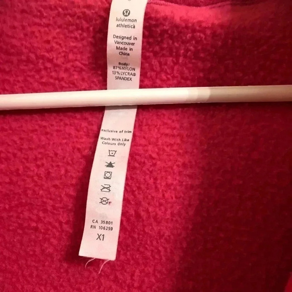 Lululemon Hot Pink Scuba Hoodie Size  4 - Picture 9 of 16